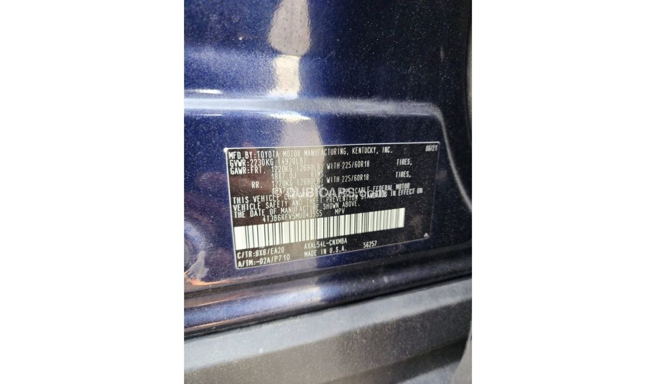 Toyota RAV4 XLE TOYOTA RAV4 HYBRID FULL OPTION 2021