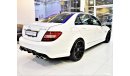 Mercedes-Benz C 300 AMG-Kit With ( C63 Emblem ) 2013 Model!! in White Color! American Specs