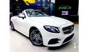 Mercedes-Benz E450 Coupe CONVERTIBLE - 2019 - 4000KMS ONLY - ONE YEAR WARRANTY - ( 2,950 AED PER MONTH)