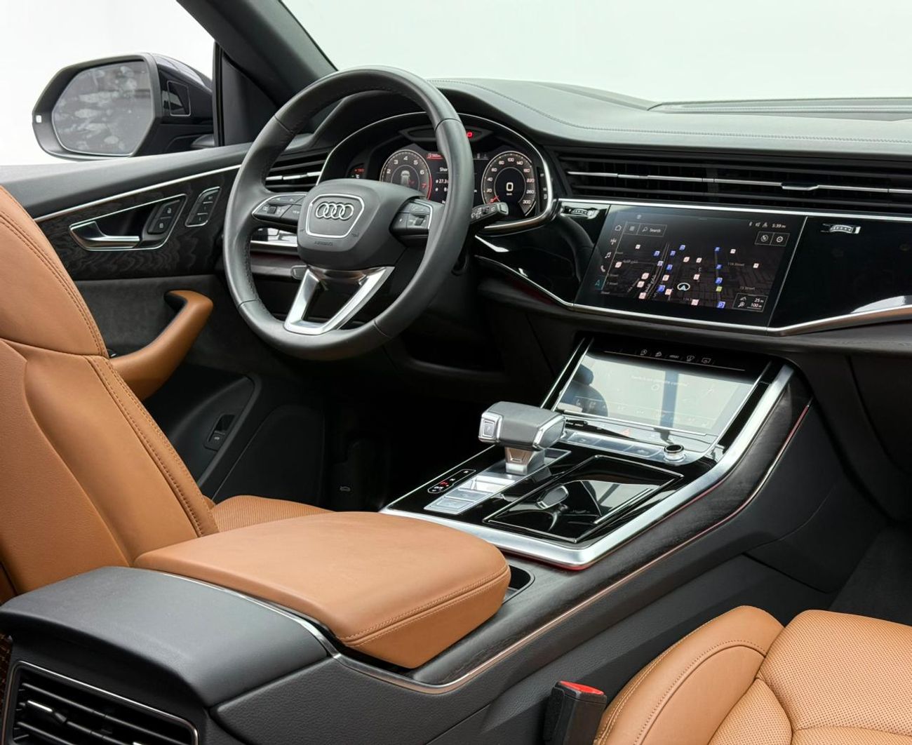 Audi Q8 55 TFSI quattro S-Line 3.0L (340 HP) 2021 Audi Q8 55 TFSI Quattro S-Line, Warranty, Full Audi Servic