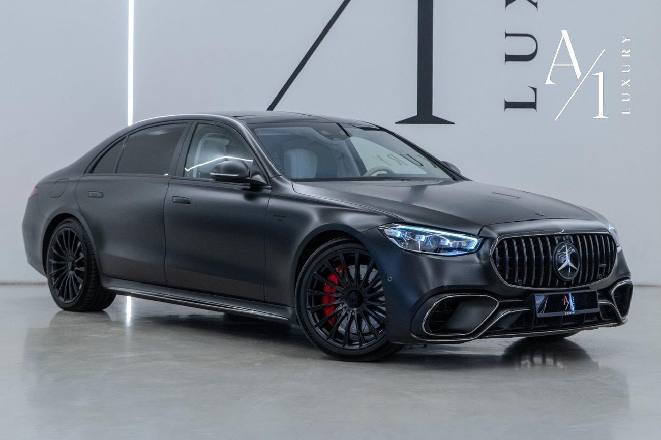 مرسيدس بنز S 63 AMG 2024 Mercedes-Benz S63 AMG E Performance Biturbo V8, Fully Loaded, Low Kms, European Spec