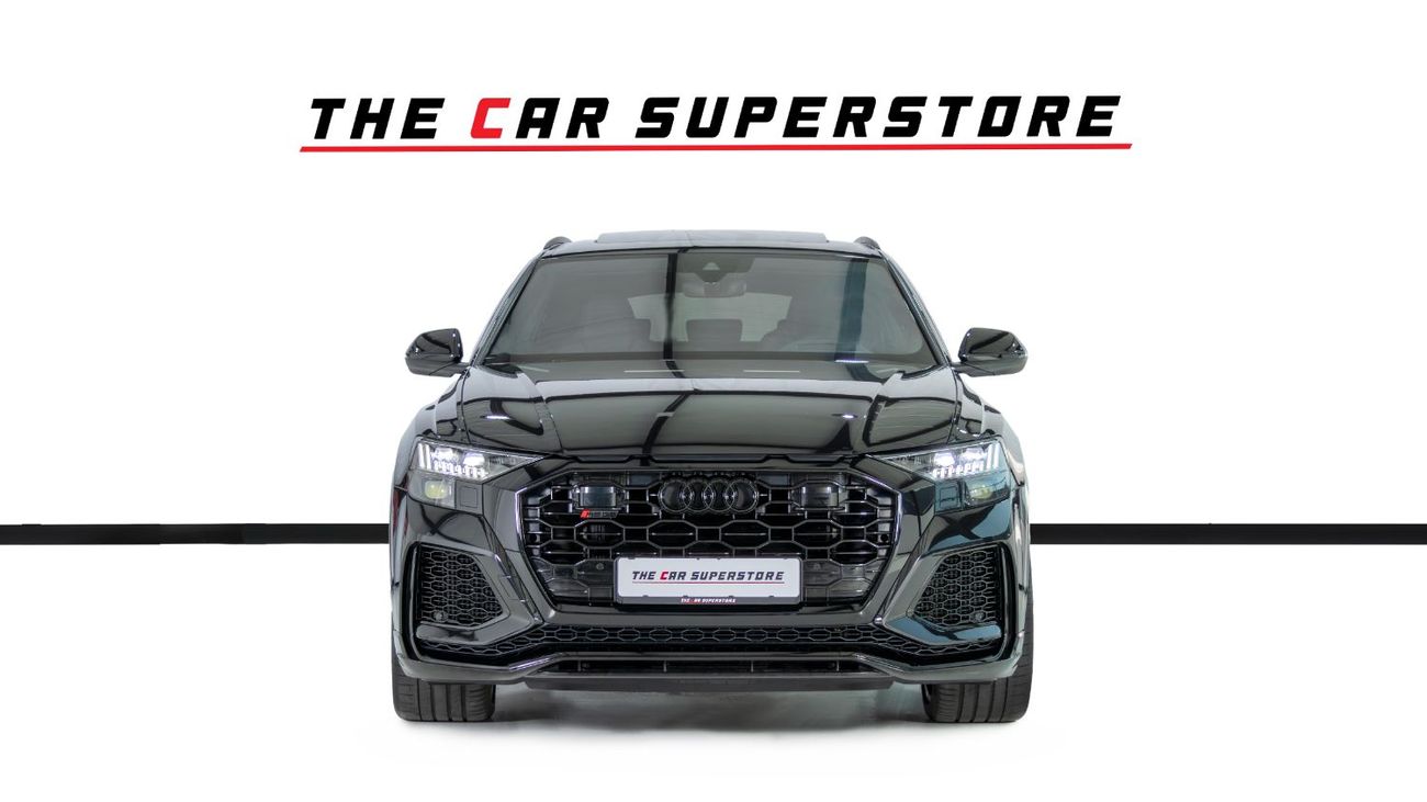 Audi RS Q8 TFSI quattro 4.0L Black On Black-Al Nabooda Warranty andService Contract-Special Order-Carbon Cerami