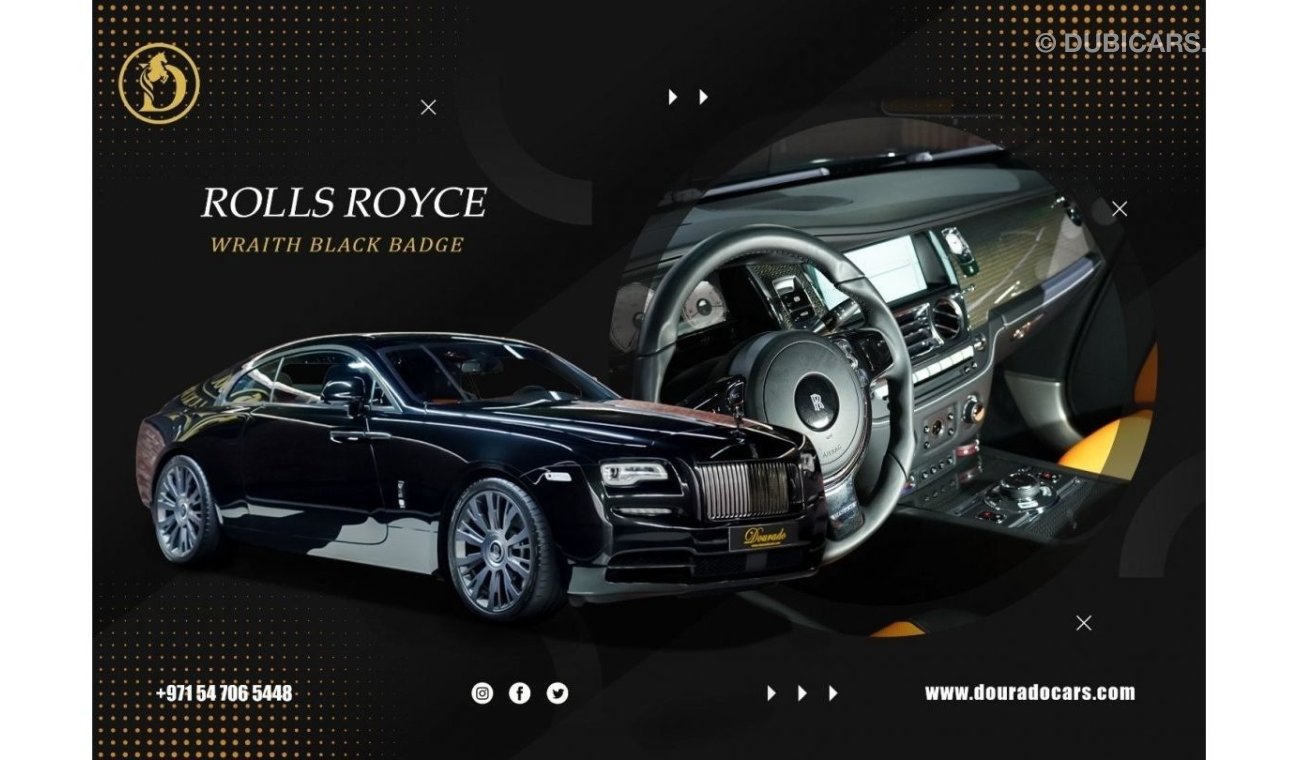 Rolls-Royce Wraith | Black Badge | 2020 | Carbon Fiber interior (Dashboard, Console) | Fully Loaded