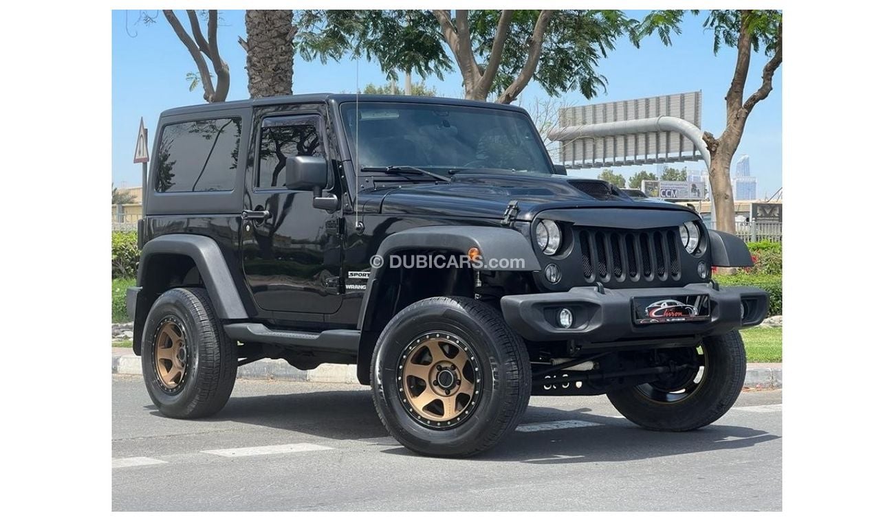Jeep Wrangler JEEP WRANGLER SPORT 2017 GCC BODY KIT FULL SERVICE HISTORY WITH DEALER WARRANTY