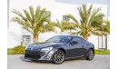 Toyota 86 GT | 764 P.M | 0% Downpayment | Perfect Condition