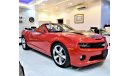 شيفروليه كامارو ONLY 88,000 KM!!! ORIGINAL PAINT ( صبغ وكاله ) Chevrolet Camaro SS 2013 Model!! in Red Color! GCC