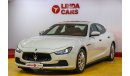 مازيراتي جيبلي Maserati Ghibli 2017 GCC with Zero Down-Payment.