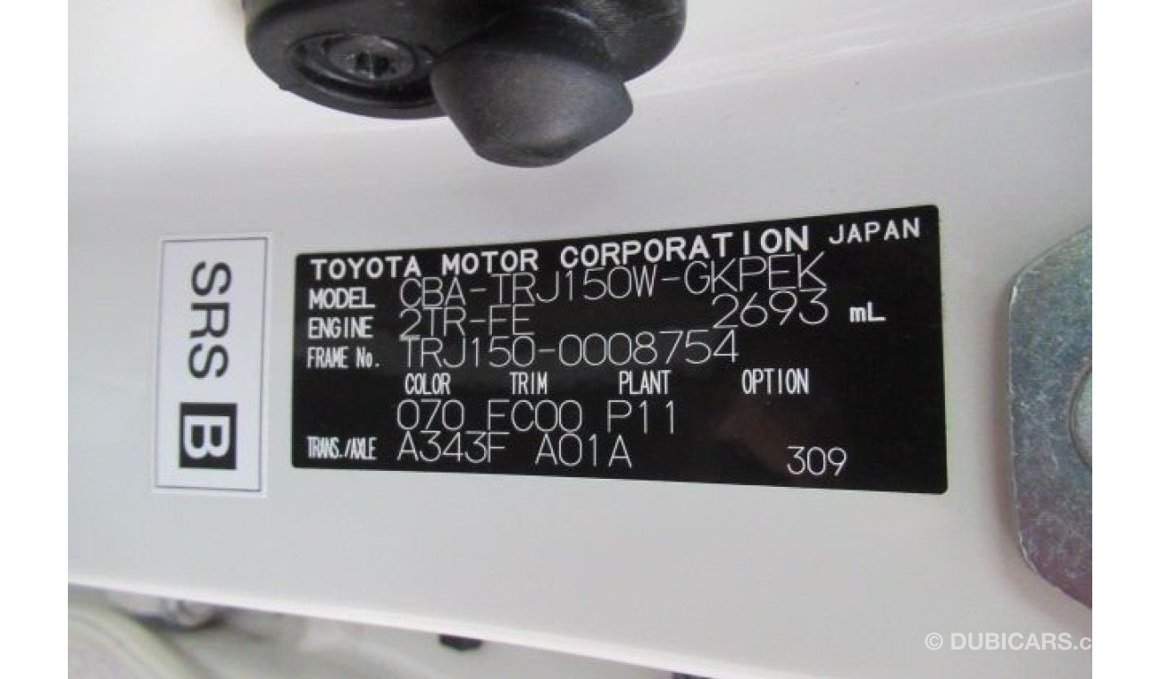 Toyota Prado TOYOTA LAND CRUISER PRADO RIGHT HAND DRIVE (PM 868)