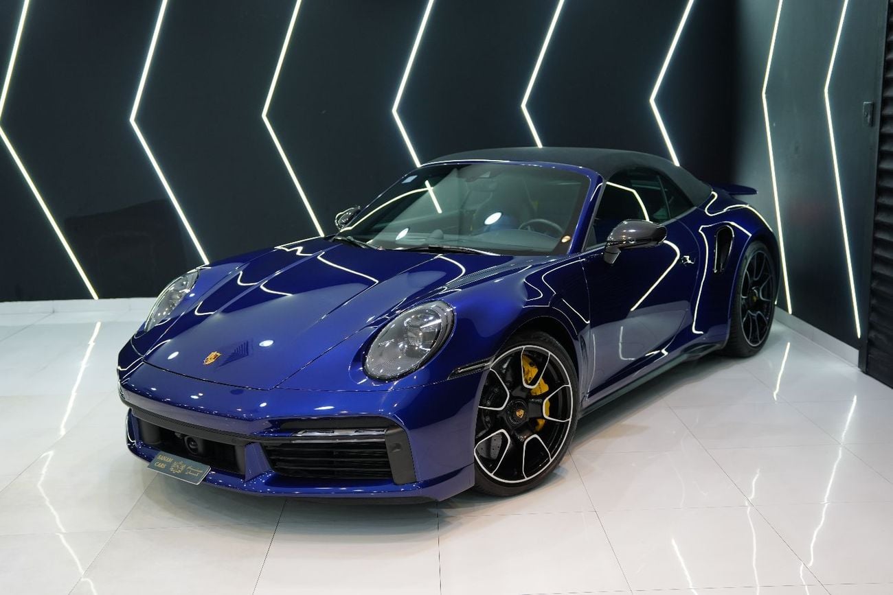 Porsche 911 Turbo S 3.8L (640 HP) Convertible Lift System, Ceramic Brakes, Carbon Interior, Al Nabooda Warranty