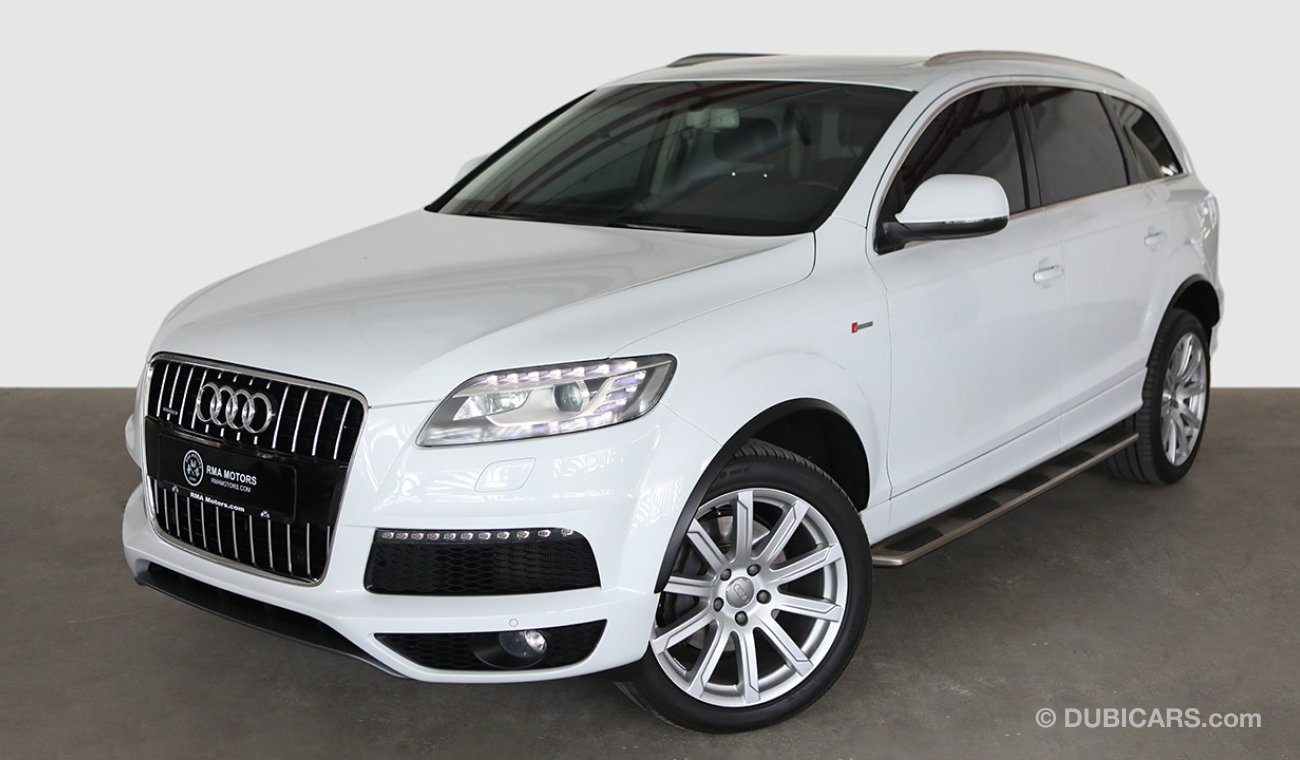 Audi Q7 2014  S Line Supercharged 333hp (7 Seater)