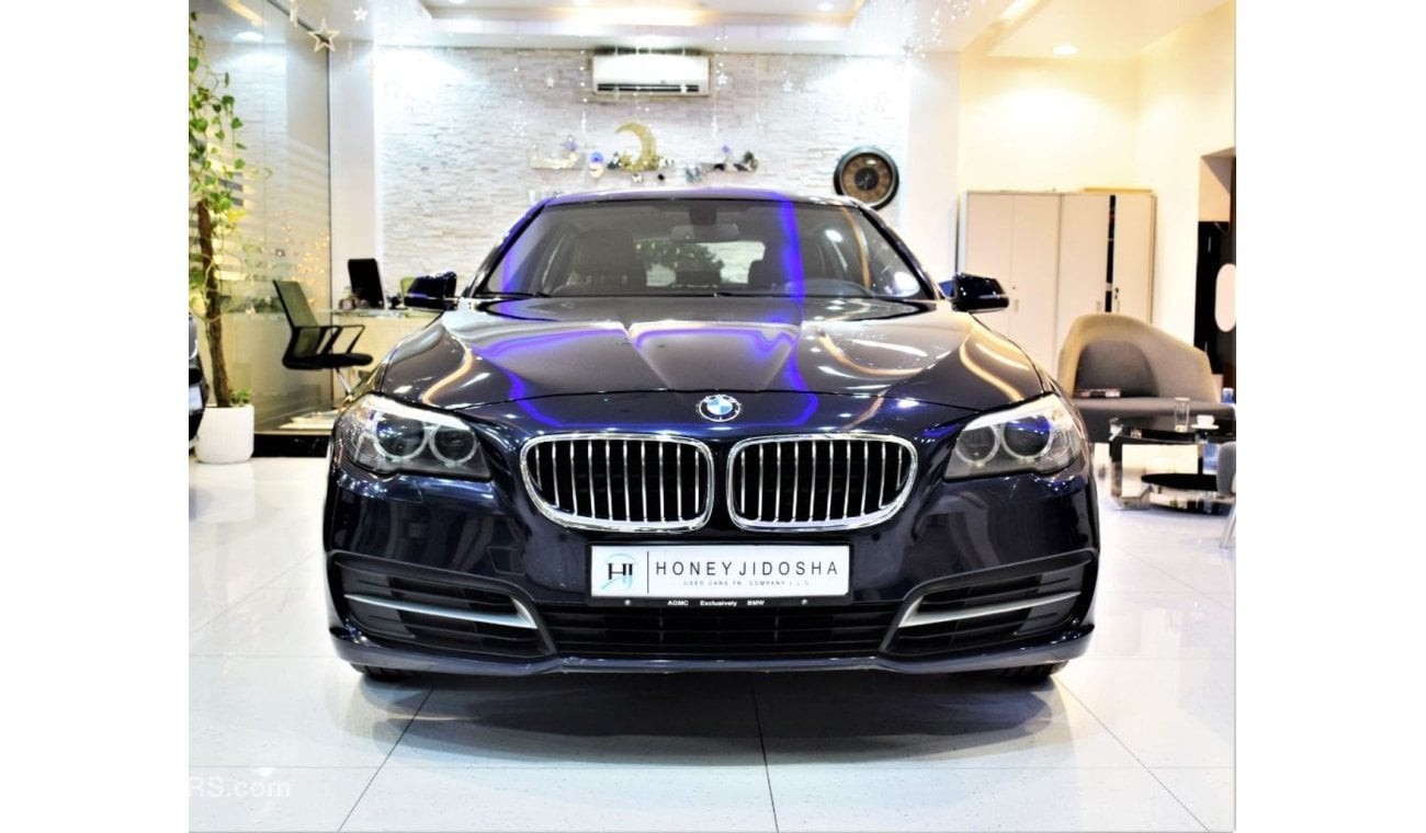 بي أم دبليو 520 2017 Production date! AMAZING!! BMW 520i 2017 Model! in Blue Color! GCC Specs