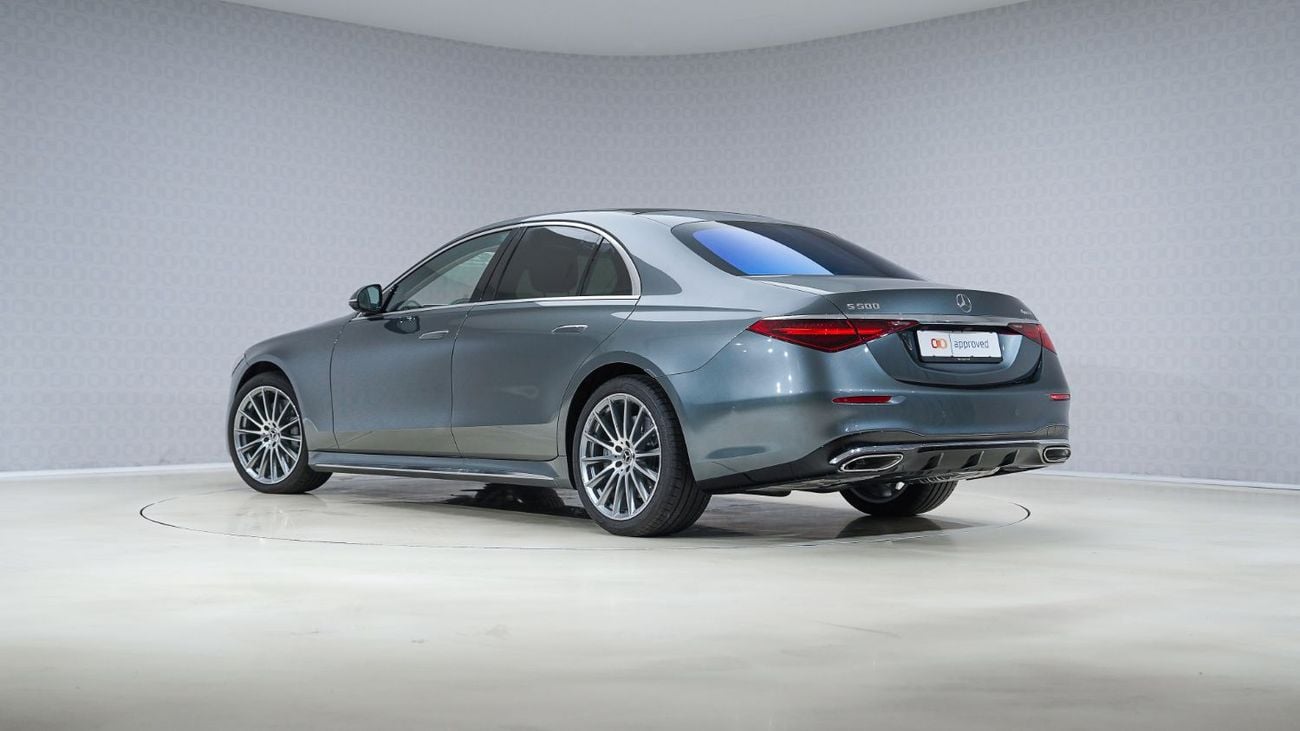 Mercedes-Benz S 500 4MATIC 3.0L AMG Line | AED 5,892 PM | Warranty Service Pack 2027, Super Low KM | Ramadan Offer