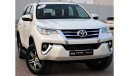 Toyota Fortuner Toyota Fortuner 2018 GCC 4 cylinder in excellent condition without accidents, very clean from inside