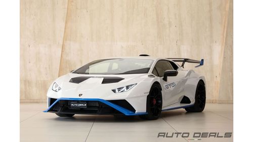 Lamborghini Huracan STO v| 2022 - GCC - Extremely Low Mileage - Top of the Line - Excellent Condition | 5.2L V10