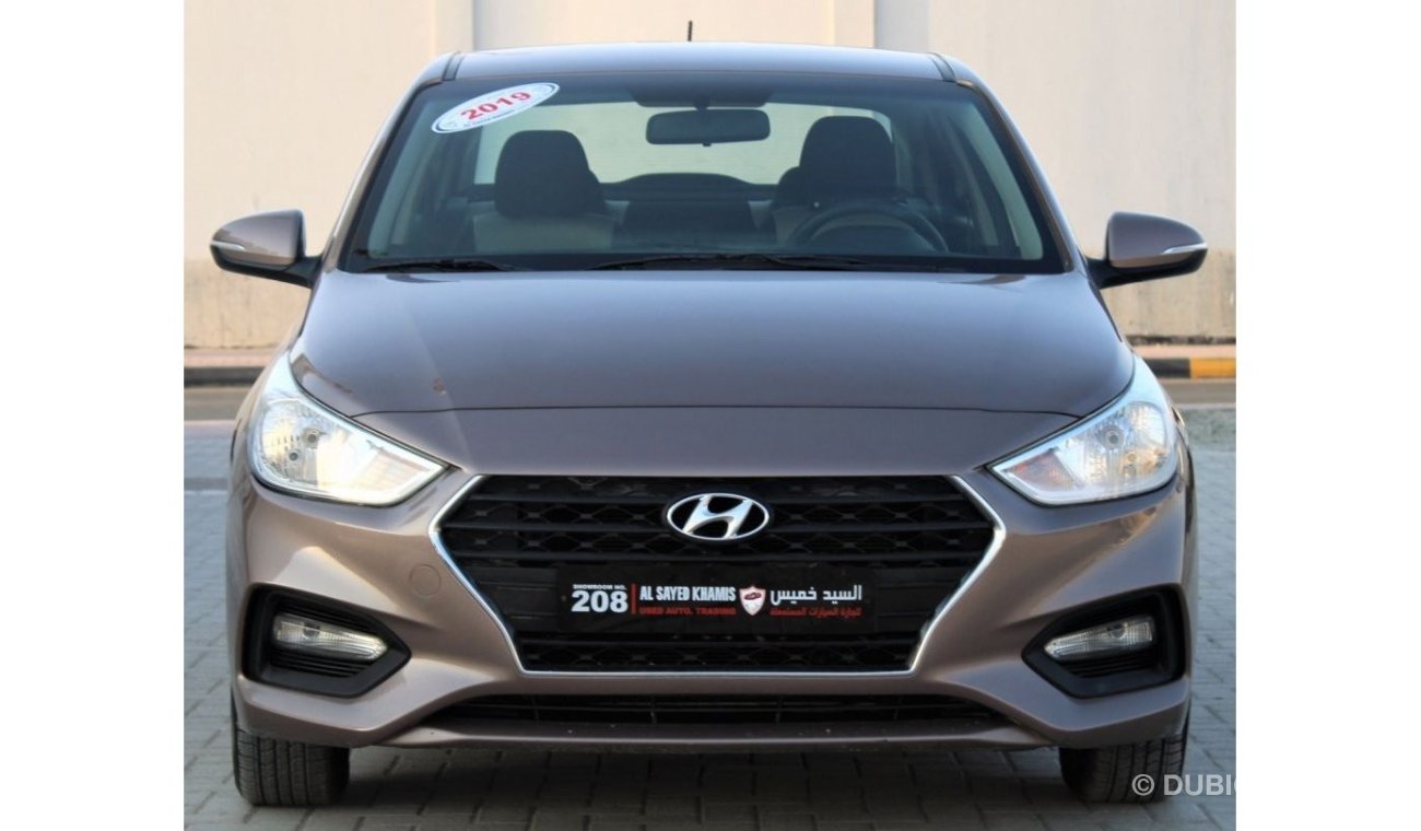 Hyundai Accent Hyundai Accent 2019 GCC in excellent condition without accidents, very clean from inside and outside