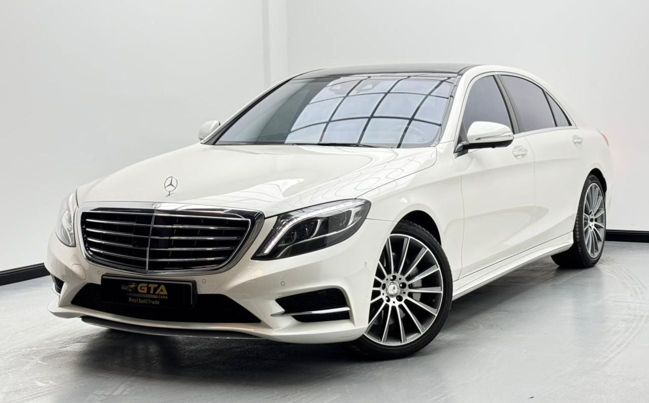 Mercedes Benz S550 2015 Mercedes-Benz S500L AMG, Service History, Excellent Condition, GCC