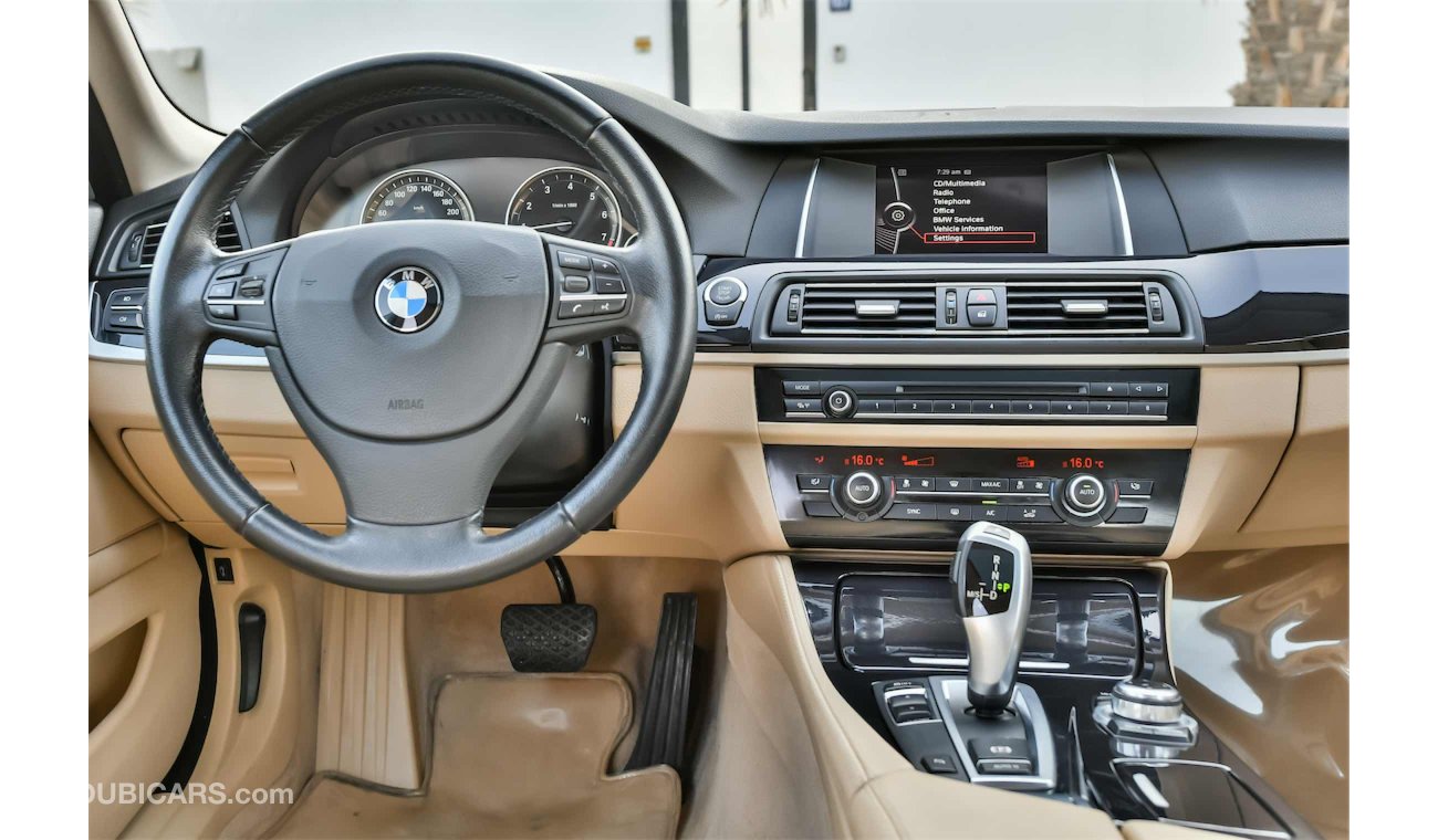 BMW 520i i - Full Agency Service History - AED 1,645 Per Month - 0% DP