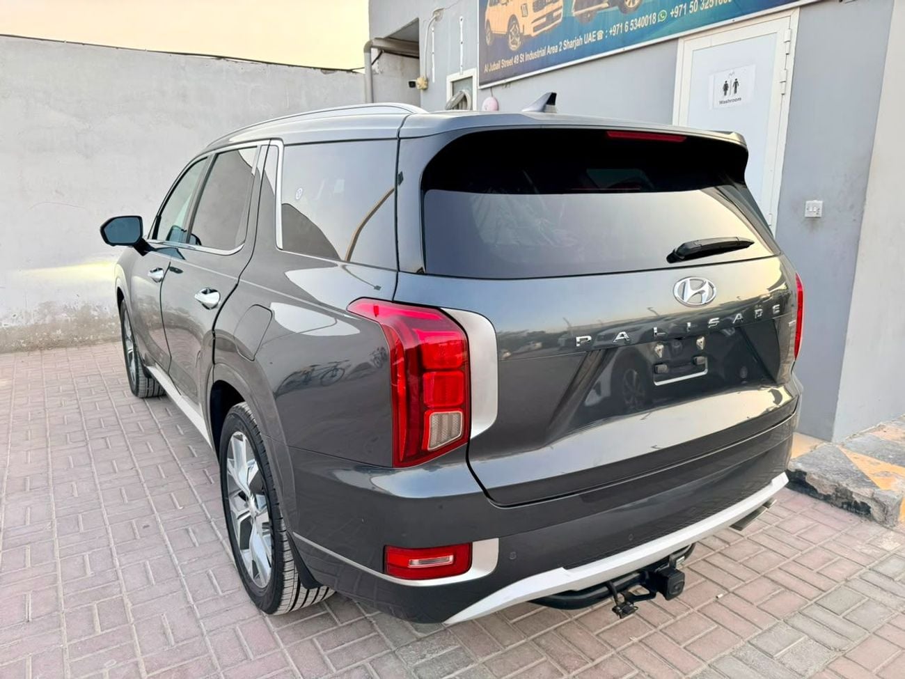 Hyundai Palisade PREMIUM NAPPA 2021 HYUNDAI PALISADE LIMITED PREMIUM low mileage 16200 only 4x4 AWD Gray Full Option