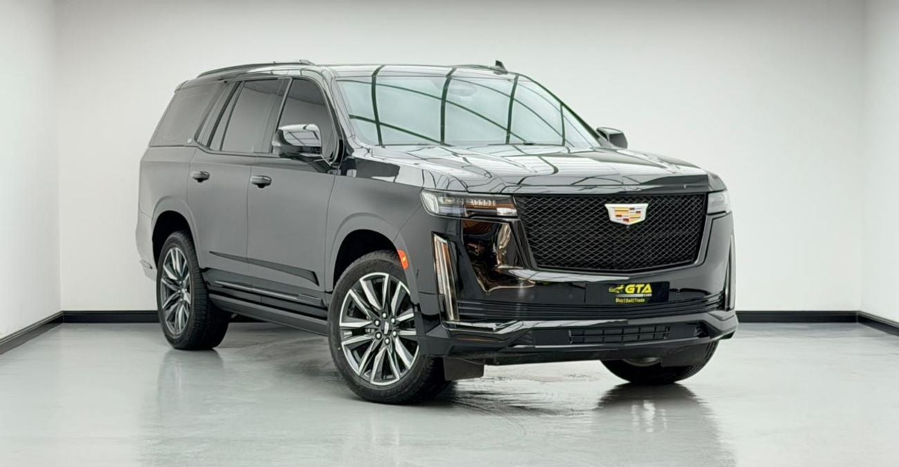 Cadillac Escalade 2023 Cadillac Escalade Sport, Jan/2028 Cadillac Warranty + Service Contract, Full Cadillac Service H