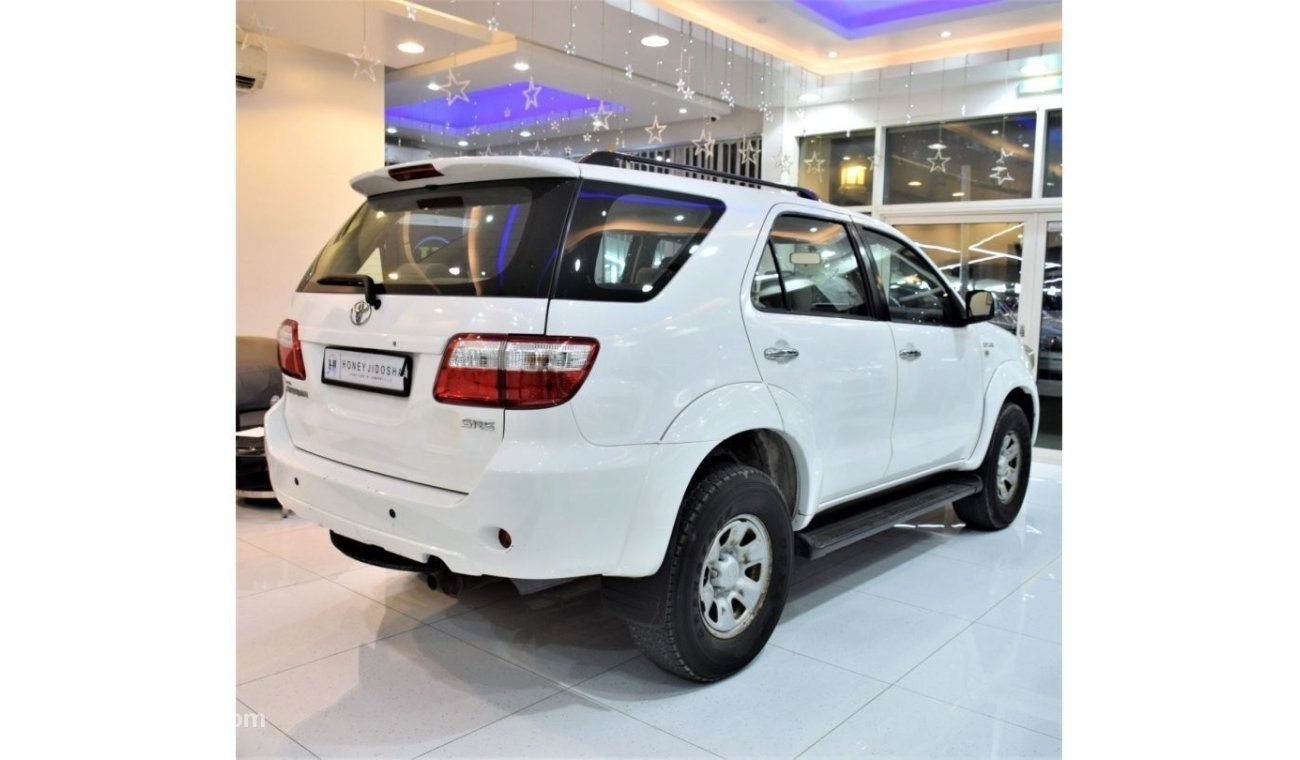 Toyota Fortuner EXCELLENT DEAL for our 4 Cylinder Toyota Fortuner 2010 Model!! in White Color! GCC Specs