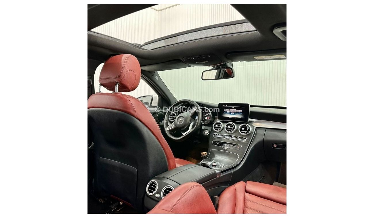 مرسيدس بنز C 200 Std 2017 Mercedes Benz C200 AMG, Warranty, Service History, Excellent Condition, GCC