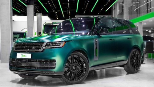 لاند روفر رانج روفر SV 3 YEARS WARRANTY -3 YEARS SERVICE -RANGE ROVER SV -BRAND NEW -UNIQUE -MATTE GREEN COLOR -HIGH SPEC