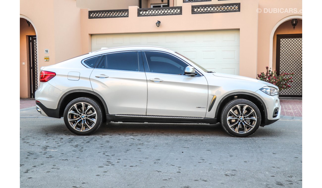 BMW X6 V8 GCC 2015 under warranty, no paint