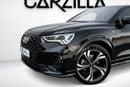 Audi Q3 40 TFSI S Line 2.0L 4WD  AED 1,860 l 0% Down Payment l 40 TFSI S Line Quattro l Full Al
