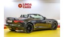 Jaguar F-Type Jaguar F-Type Convertible 2015 GCC under Warranty with Zero Down-Payment.