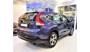 هوندا سي آر في AMAZING Honda CRV AWD 2013 Model!! in Blue Color! GCC Specs