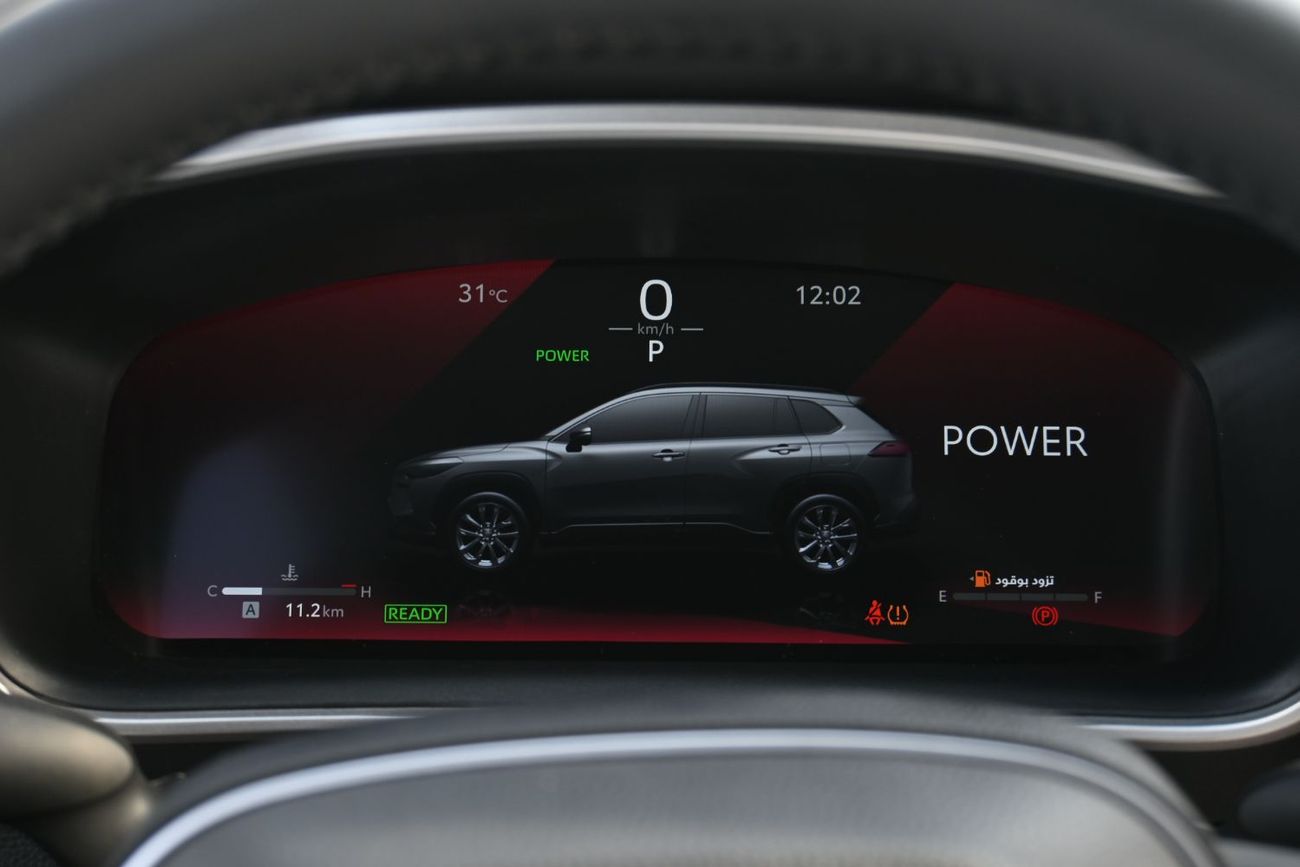 تويوتا كورولا كروس Toyota Corolla Cross 1.8L Hybrid FWD GCC, Model 2025, Color White