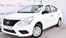 Nissan Sunny 1.5L S 2019 GCC SPECS DEALER WARRANTY STARTING FROM 24,900 DHS