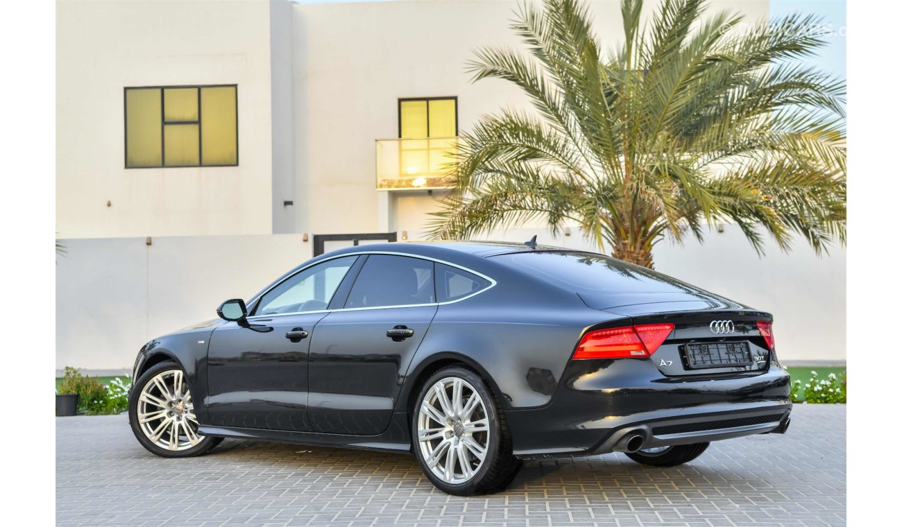 Audi A7 3.0L Supercharged S-Line - Agency Serviced - AED 1,639 PER MONTH (4 Y) - 0% DOWNPAYMENT