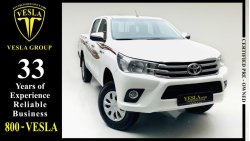 Toyota Hilux HIGH + FULL OPTION! + DOUBLE / GCC / 2018 / UNLIMITED MILEAGE WARRANTY + FREE SERVICE / 950 DHS P.M.