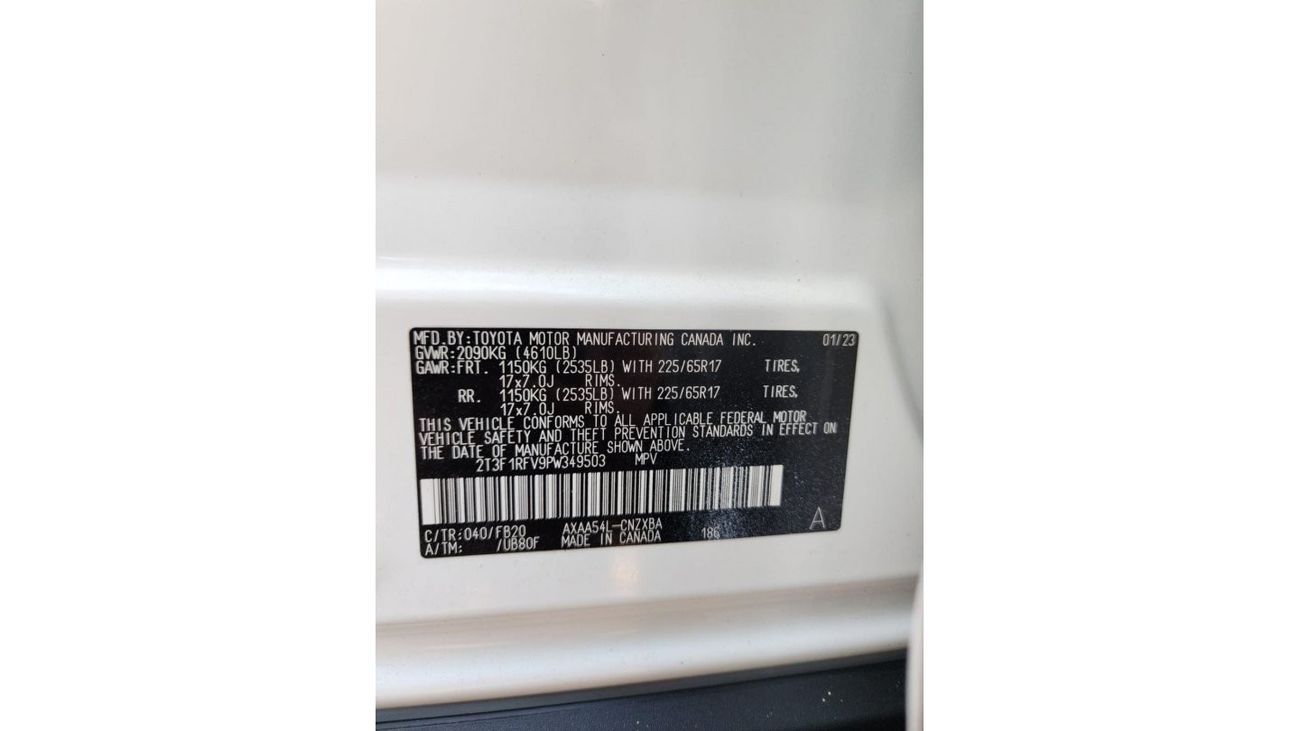 تويوتا راف ٤ TOYOTA RAV4 LE 4X4 2023