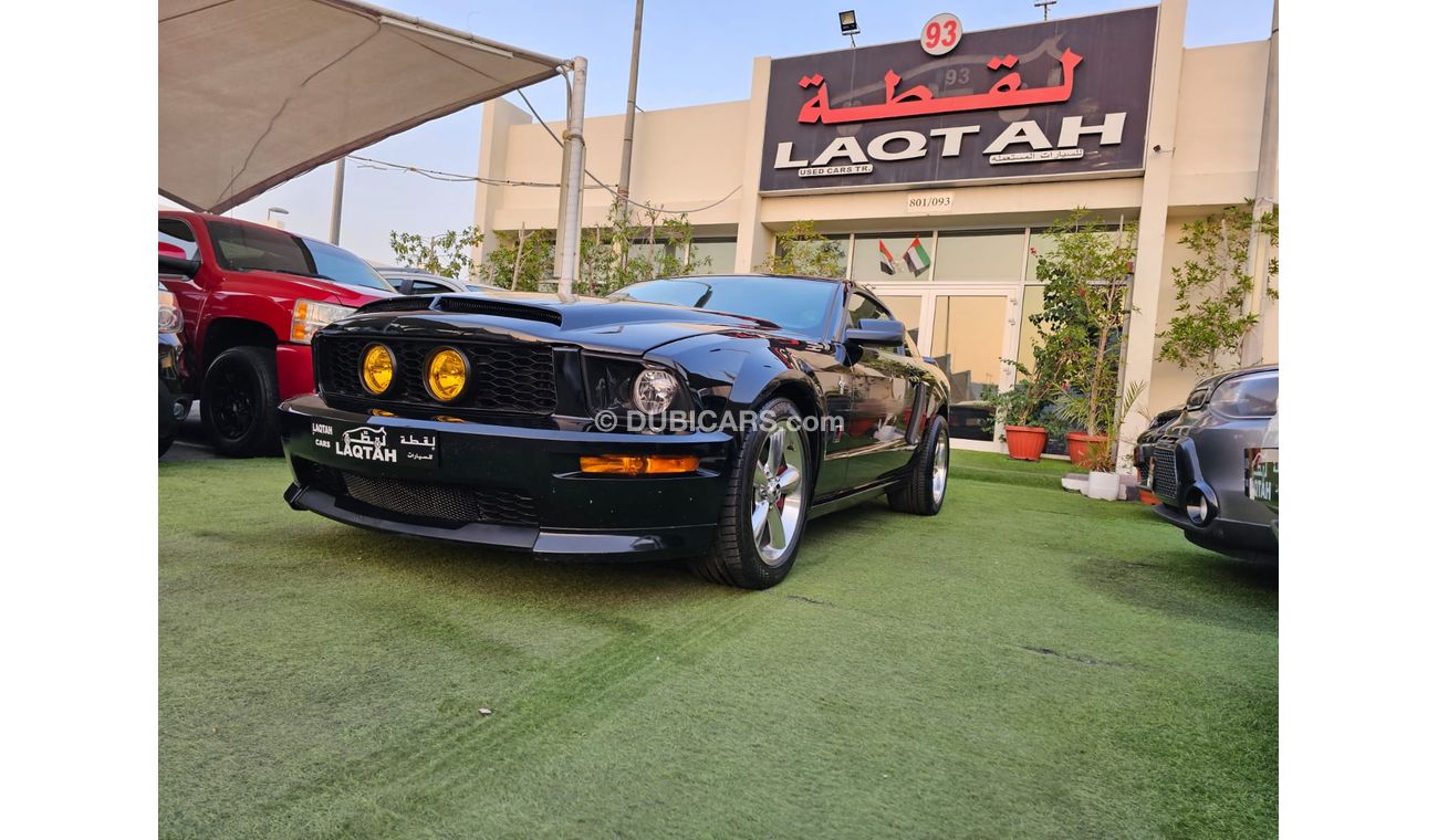 فورد موستانج خليجى  GT موديل 2007 كوبيه شاشة اندرويد كاميرا خلفية حساسات مثبت سرعة تحكم بحالة ممتازة