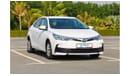 Toyota Corolla 2019 | 4dr Sedan 1.6L 4cyl Petrol A/T RWD - GCC Specs - Book now