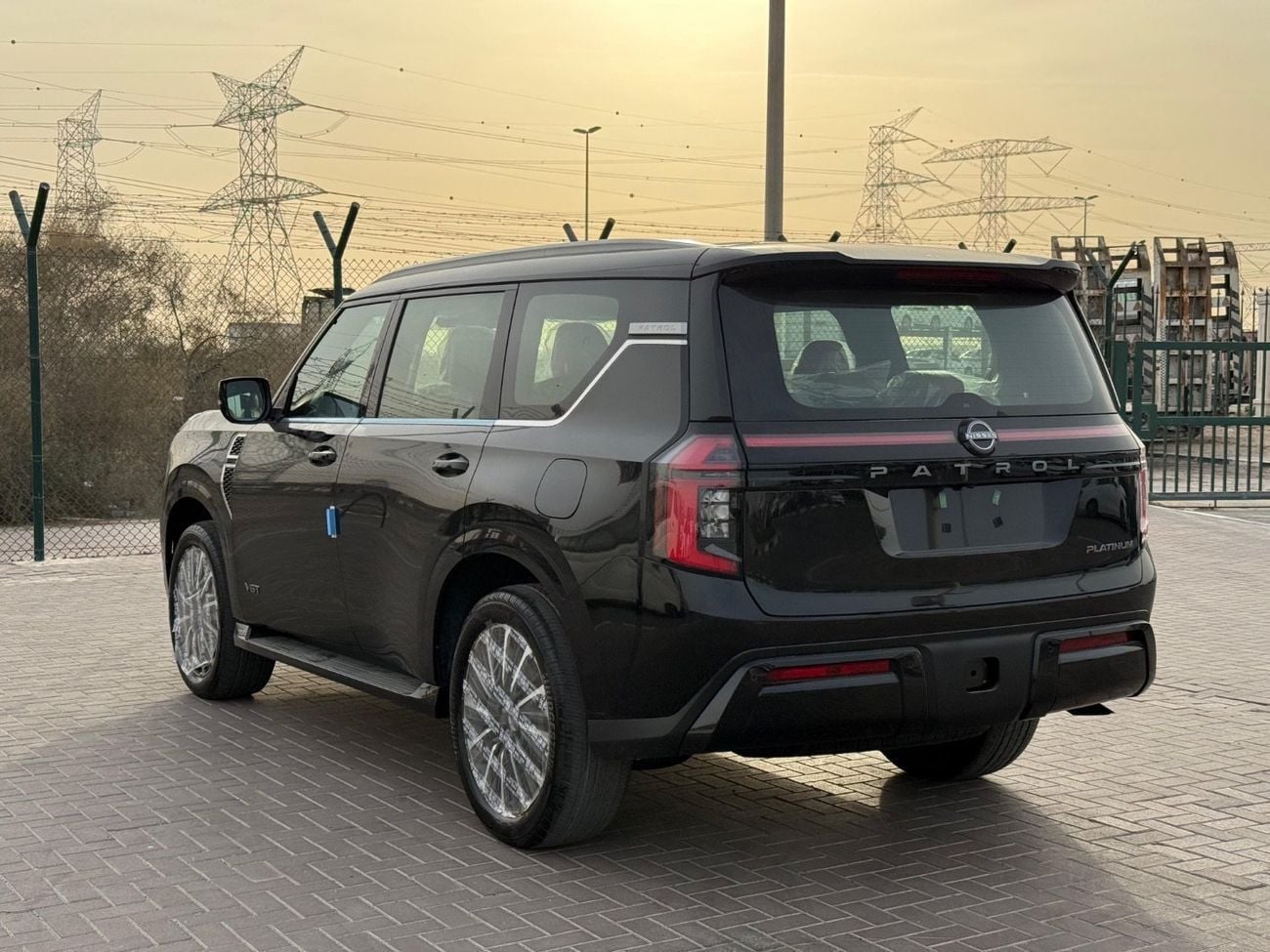 نيسان باترول LE Platinum City 3.5L 2026 black inside Tan  interior