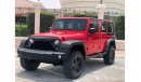 Jeep Wrangler Unlimited Sport GCC JEEP WRANGLER V6 3.6 FULL SERVICE HISTORY ONLY 1390/MONTHS
