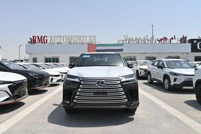 لكزس LX 700h Lexus LX700h Signature 3.5L Twin-Turbo + Hybrid V6, Model 2025, Color Green inside Tan