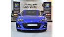 سوبارو BRZ AED 1,135 Per Month / 0% D.P | Subaru BRZ 2016 Model!! in Blue Color! GCC Specs