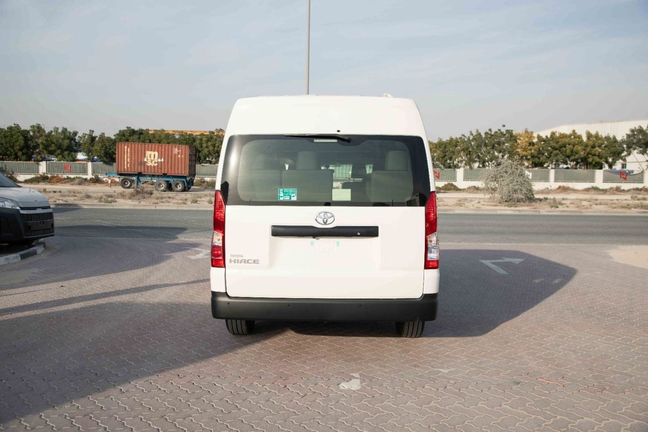 Toyota Hiace High Roof Manual 2.8L - White Inside Dark Grey | Export Only