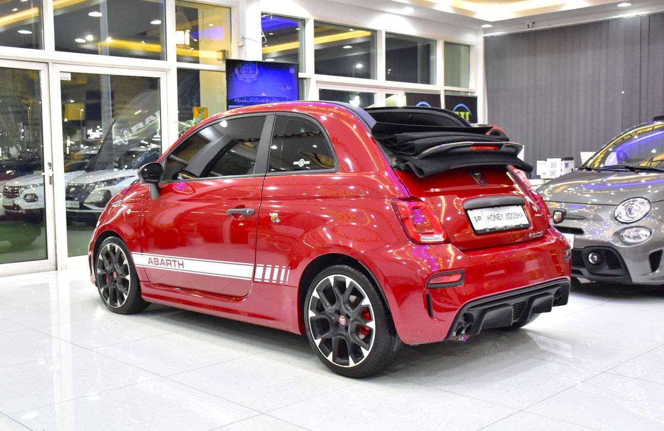 Abarth 695 EXCELLENT DEAL for our Abarth 695 Turismo Cabrio ( 2023 Model ) in Red Color GCC Specs