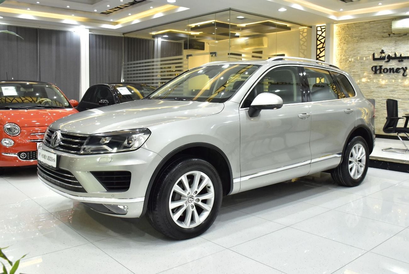 Volkswagen Touareg EXCELLENT DEAL for our Volkswagen Toaureg ( 2016 Model ) in Silver Color GCC Specs