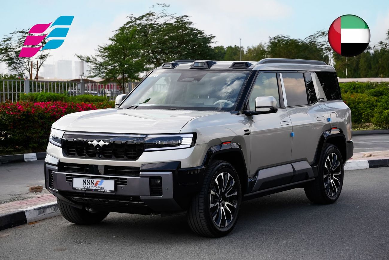 بي واي دي ليوبارد 8 2025 Leopard 8  NEW Flagship 5-seates AWD Gold in White 0Km