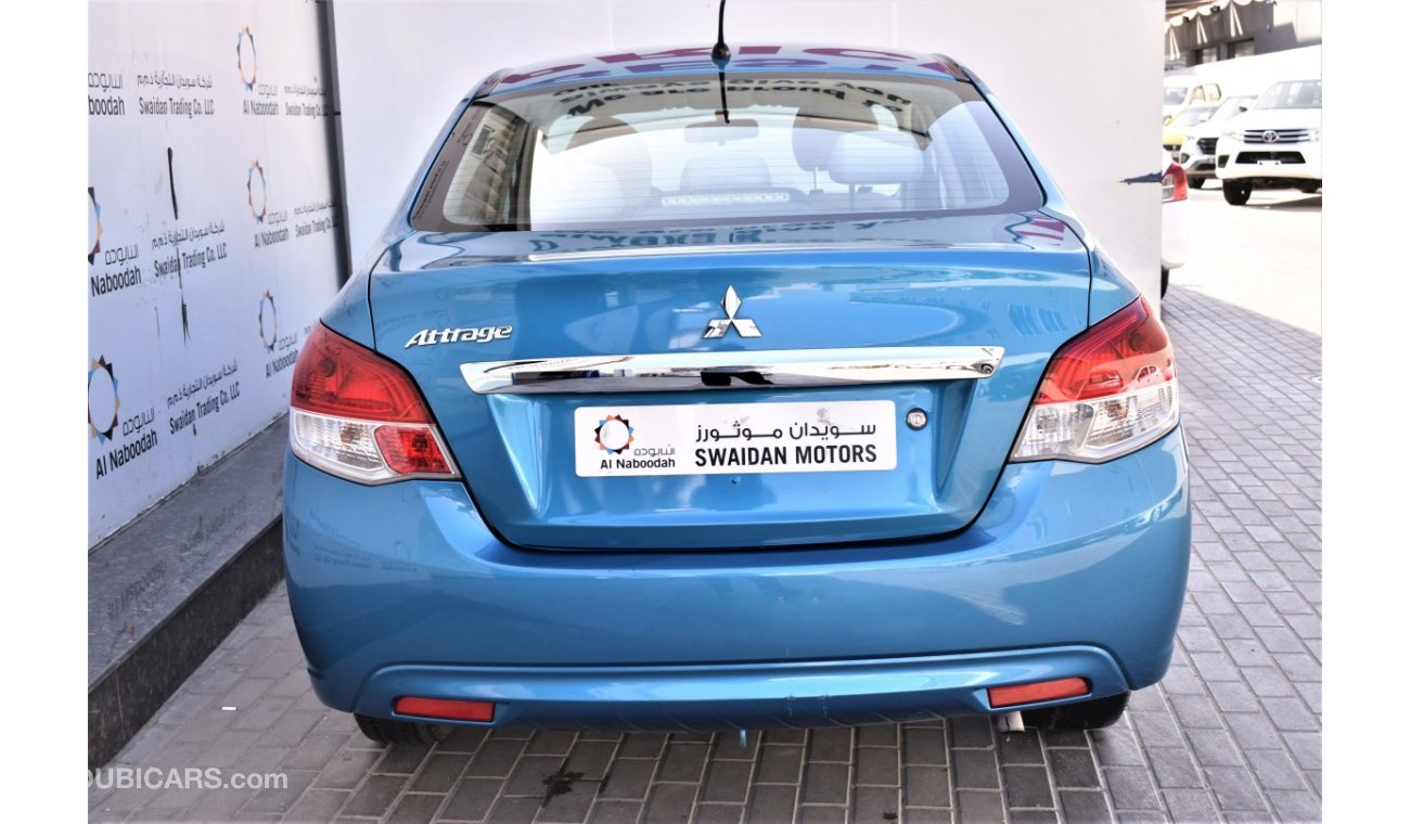 Mitsubishi Attrage AED 703 PM | 1.2L GLX GCC DEALER WARRANTY