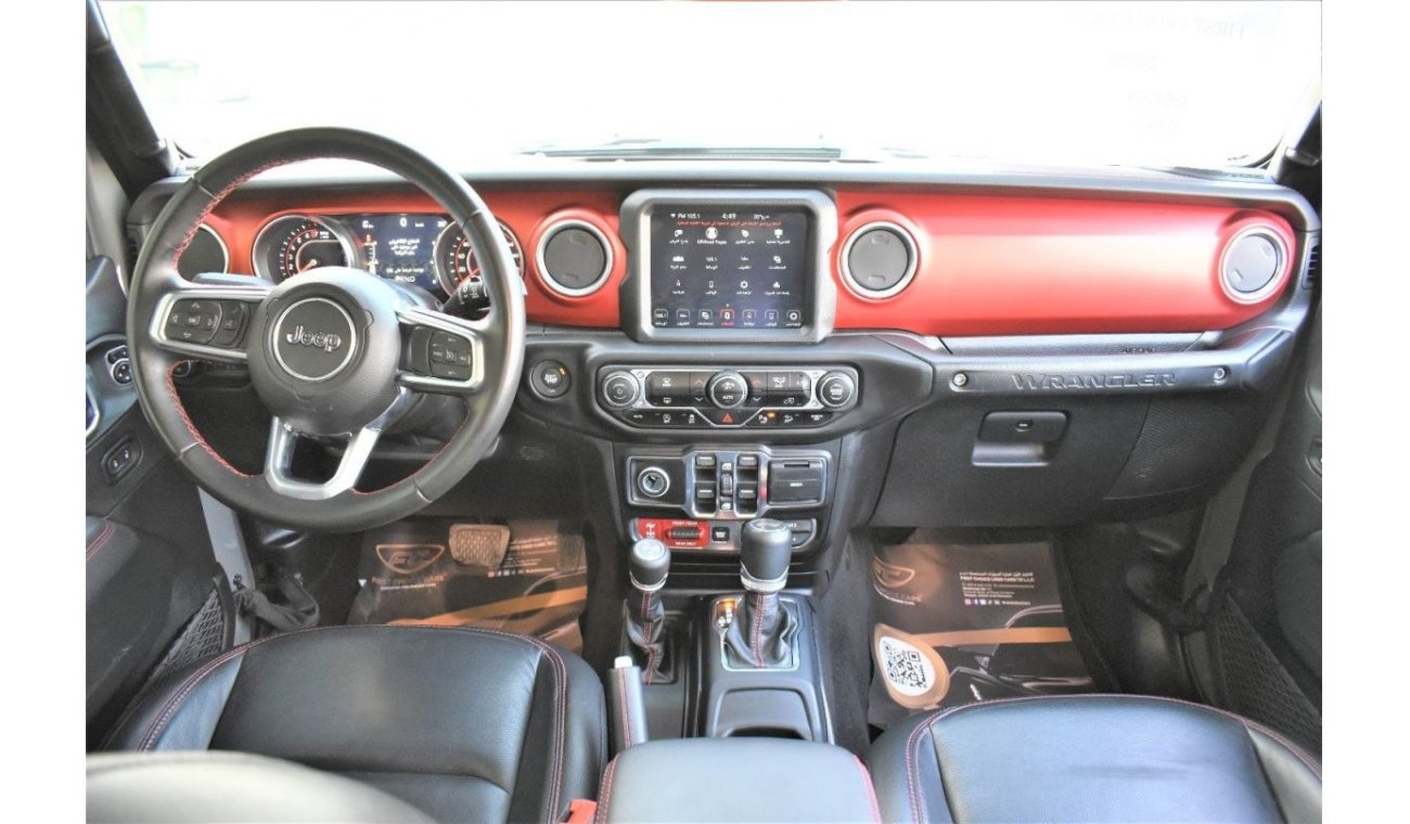 Jeep Wrangler 2020 | Jeep Wrangler | 3.6L V6 Rubicon | 4 DOOR | UNDER WARRANTY | SERVICE CONTRACT