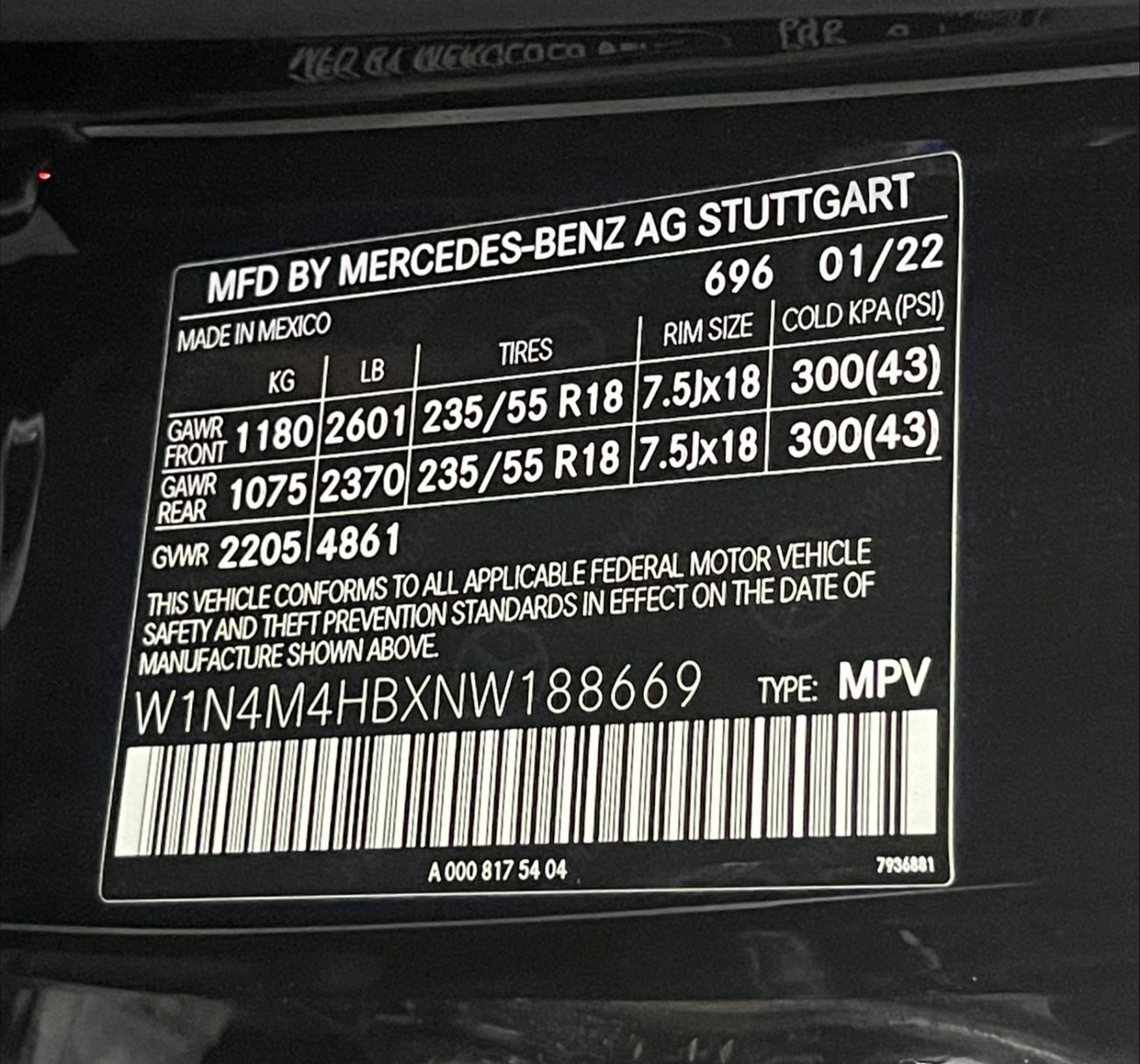 Mercedes Benz GLB250