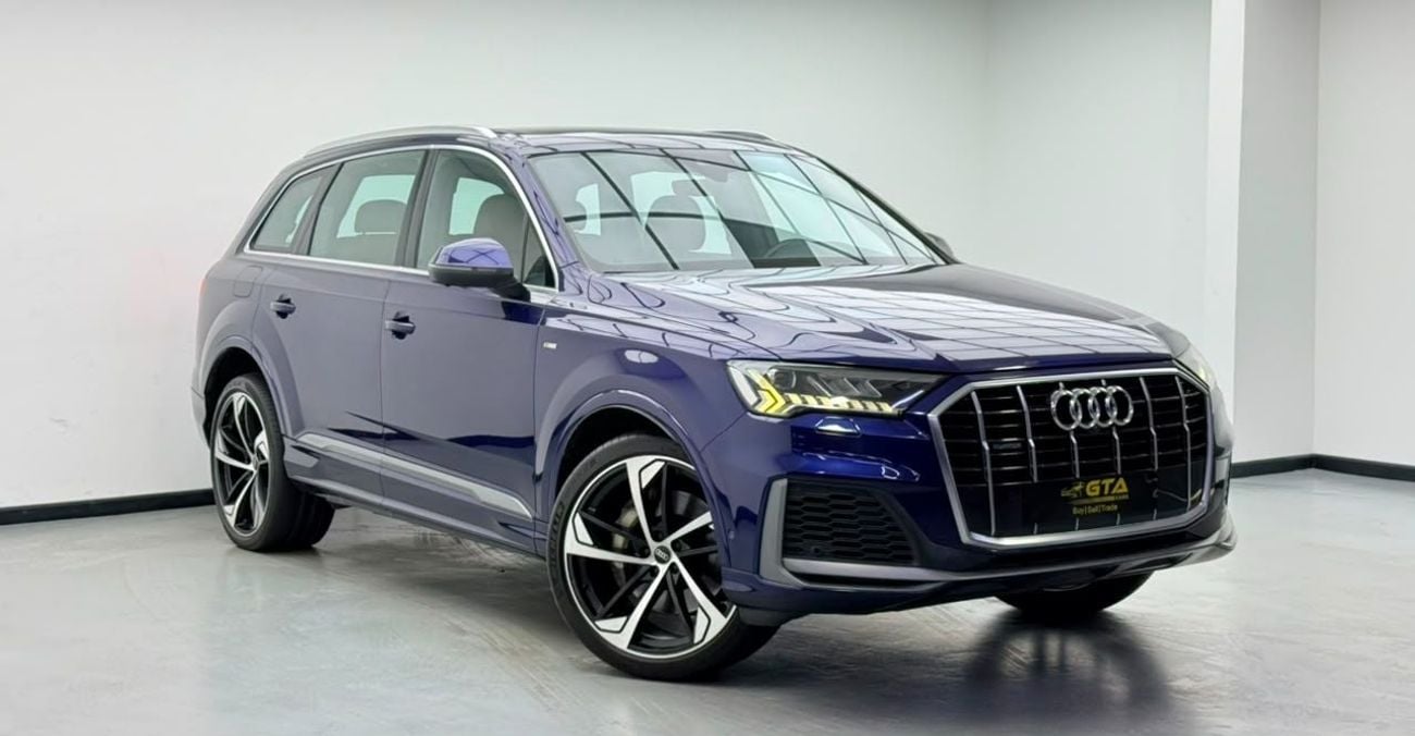 أودي Q7 55 TFSI S-LINE LUXURY 55 TFSI quattro S-Line 3.0L 2021 Audi Q7 55 TFSI S-Line, Warranty, Full Audi S