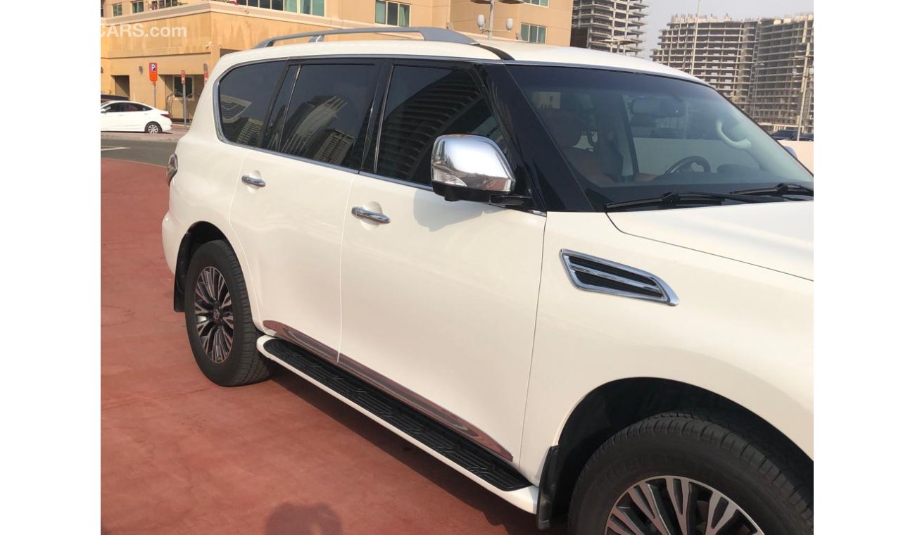 نيسان باترول Nissan Patrol 2017 Platinum V6 GCC , No Accident, mint condition